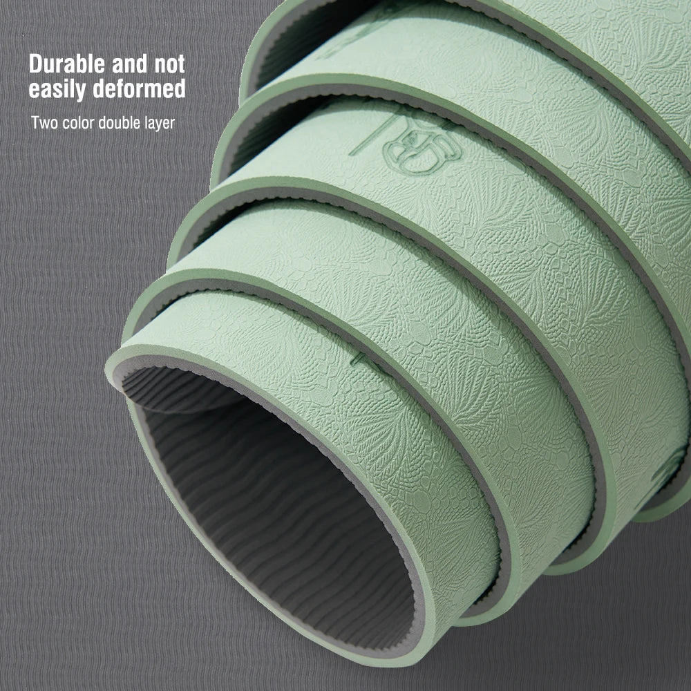 Yoga Mat Non-Slip for Fitness & Pilates - Eco-Friendly