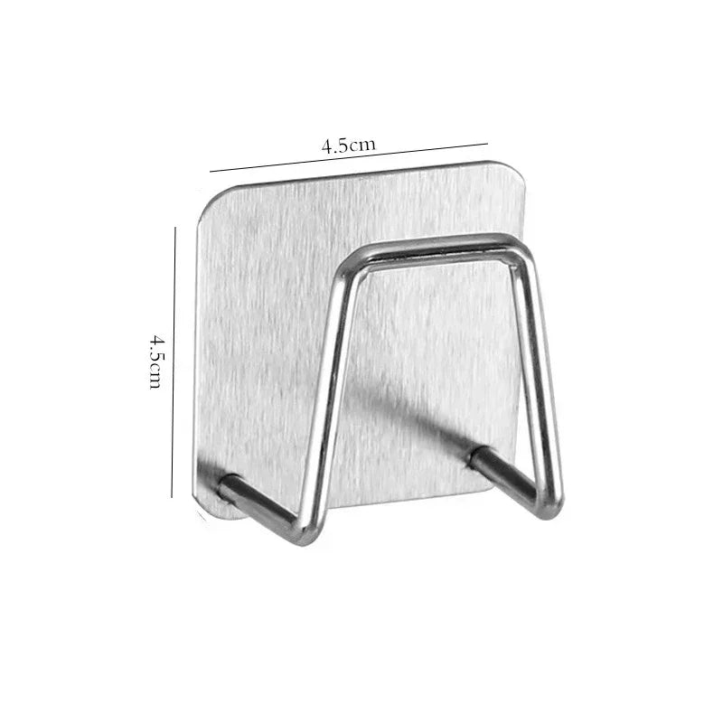 Sponge Holder, Stainless Steel Self-Adhesive Kitchen Organiser
