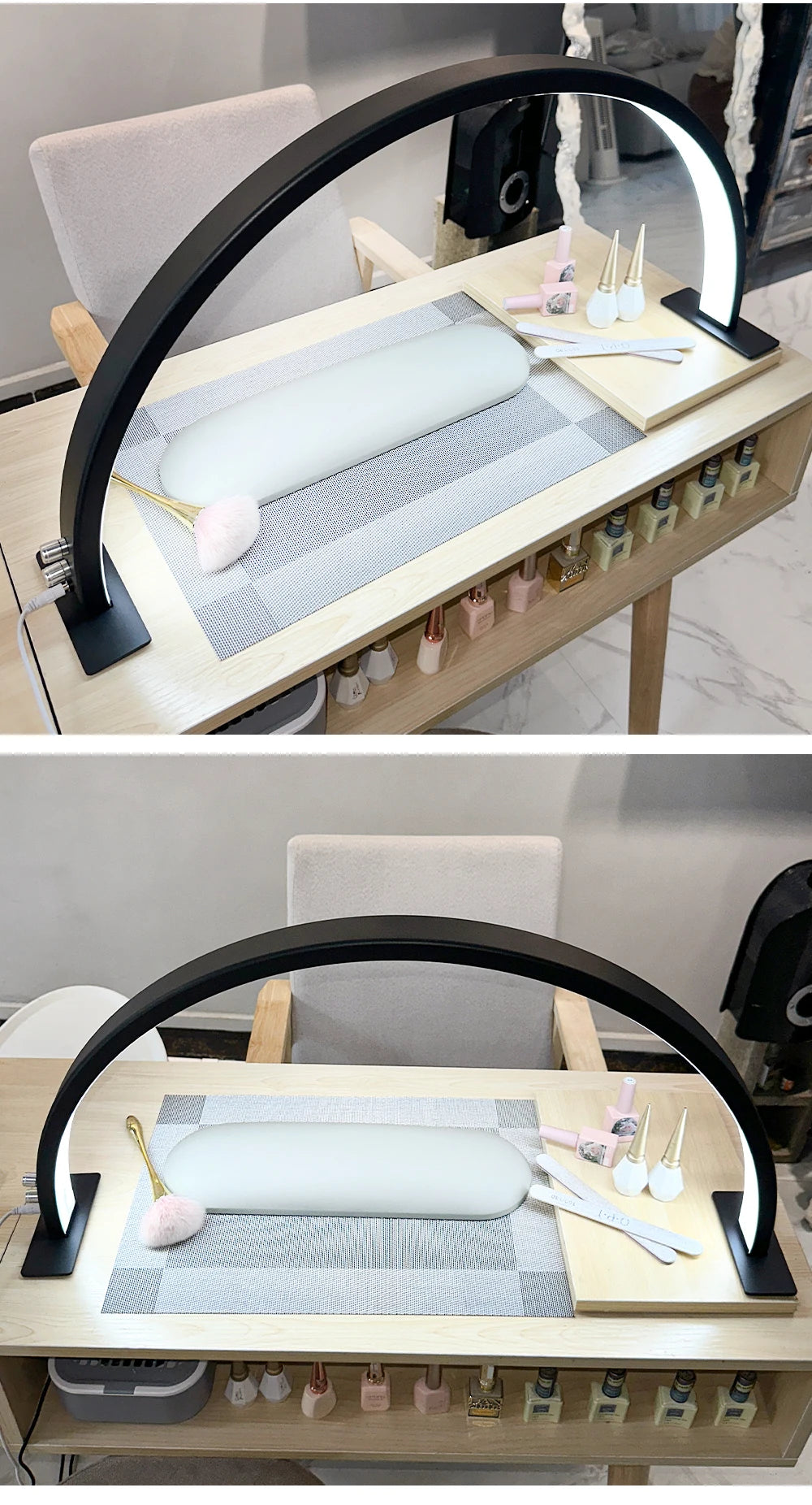 Half-Moon LED Lamp Nail 50W, Lash & Beauty Salon Light