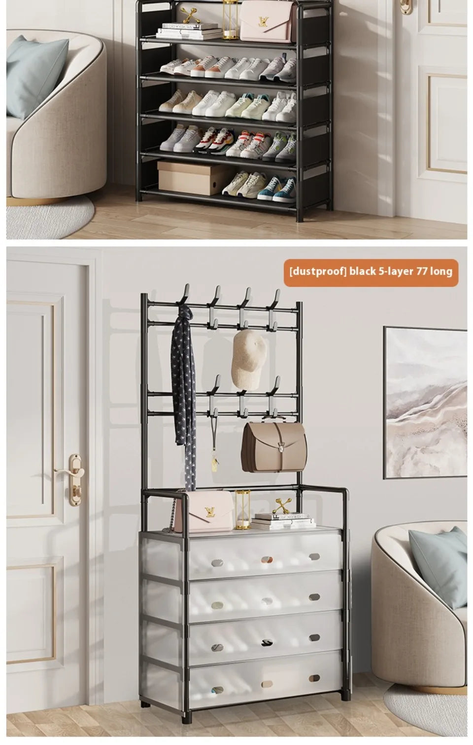 Multi-Layer Shoe & Hat Rack. Home Organiser