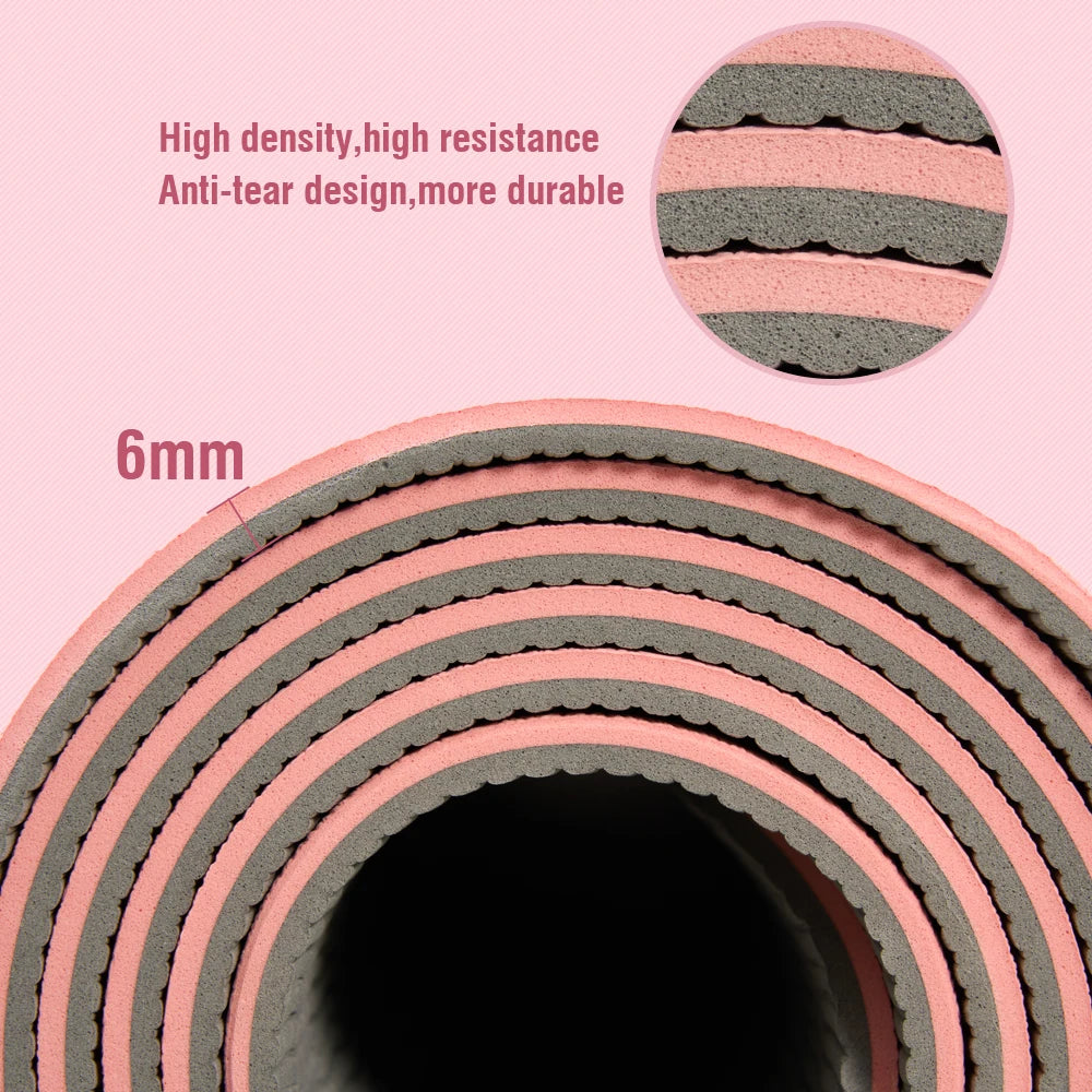 Yoga Mat Non-Slip for Fitness & Pilates - Eco-Friendly