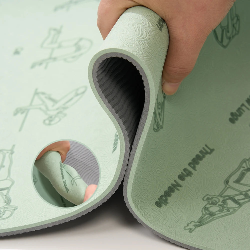 Yoga Mat Non-Slip for Fitness & Pilates - Eco-Friendly