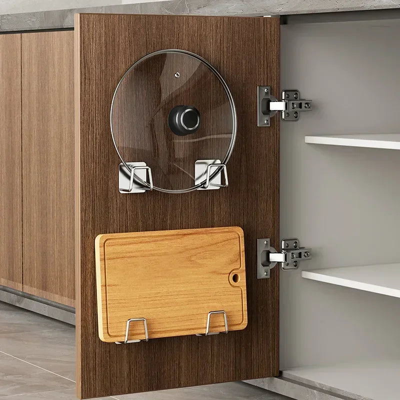 Sponge Holder, Stainless Steel Self-Adhesive Kitchen Organiser