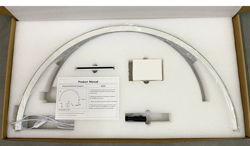 Half-Moon LED Lamp Nail 50W, Lash & Beauty Salon Light