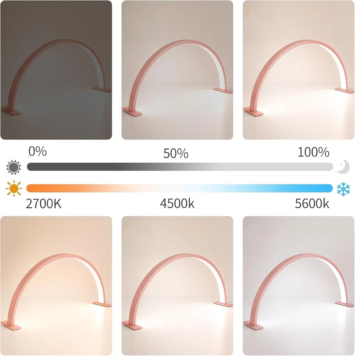 Half-Moon LED Lamp Nail 50W, Lash & Beauty Salon Light
