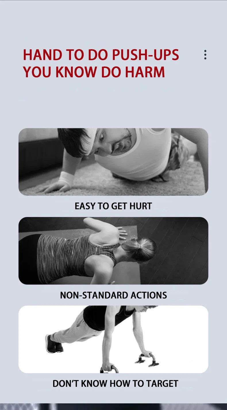 Push-Up Board Set Foldablewith Handles. Portable Full-Body Workout