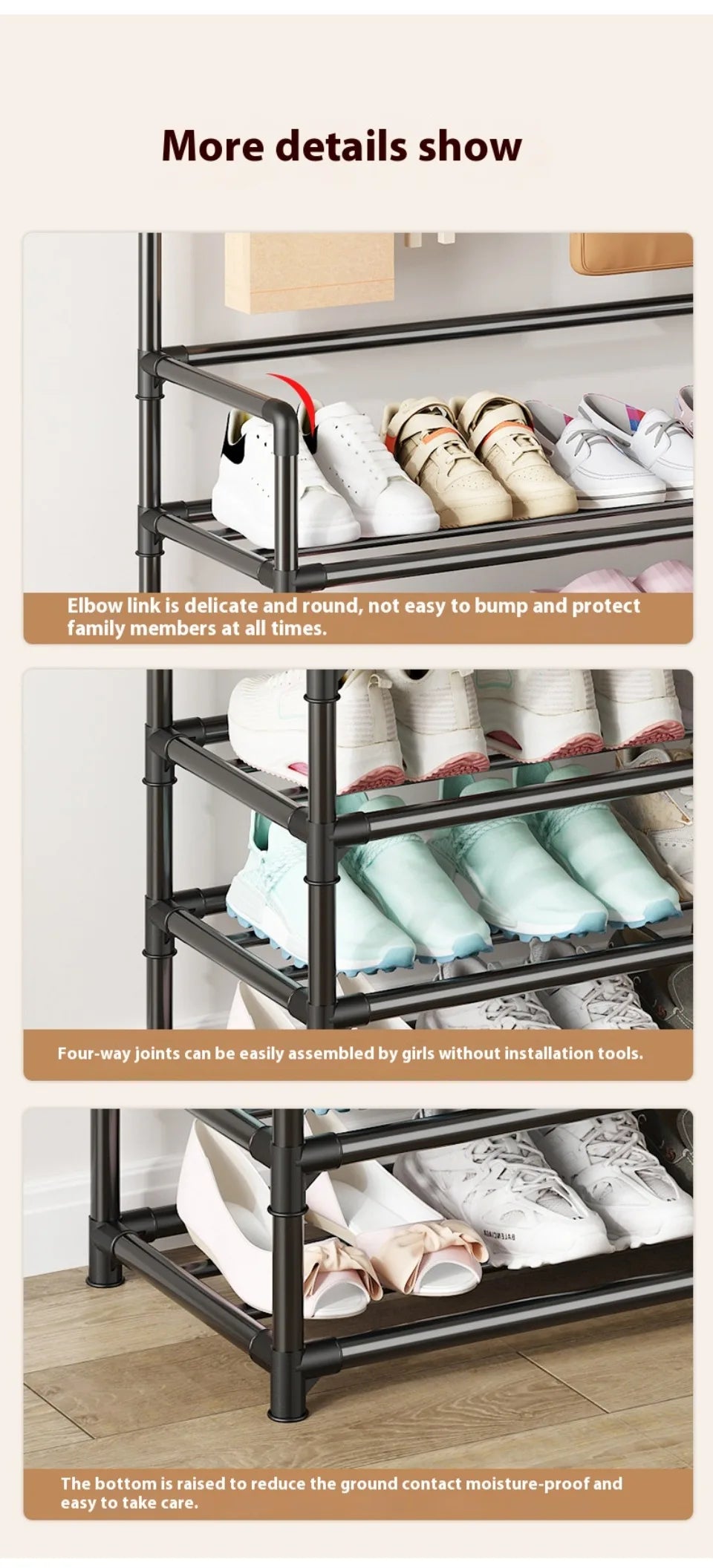 Multi-Layer Shoe & Hat Rack. Home Organiser