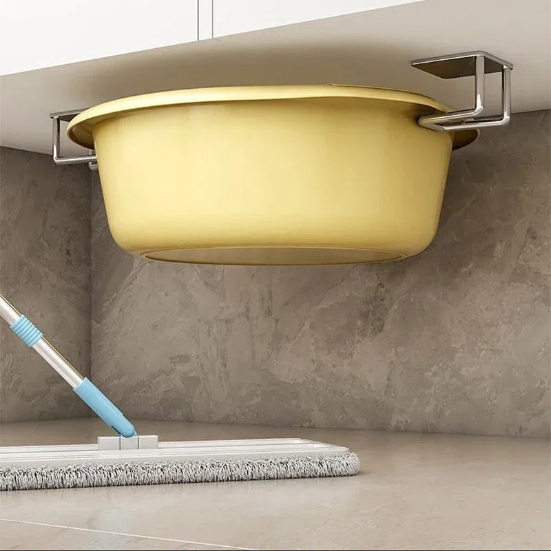 Sponge Holder, Stainless Steel Self-Adhesive Kitchen Organiser