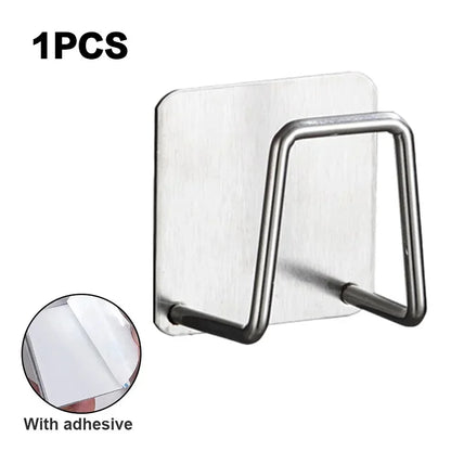 Sponge Holder, Stainless Steel Self-Adhesive Kitchen Organiser
