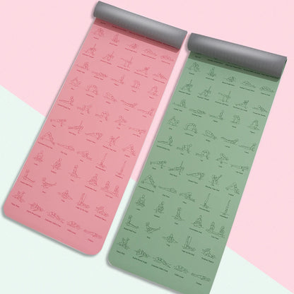 Yoga Mat Non-Slip for Fitness & Pilates - Eco-Friendly