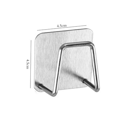 Sponge Holder, Stainless Steel Self-Adhesive Kitchen Organiser