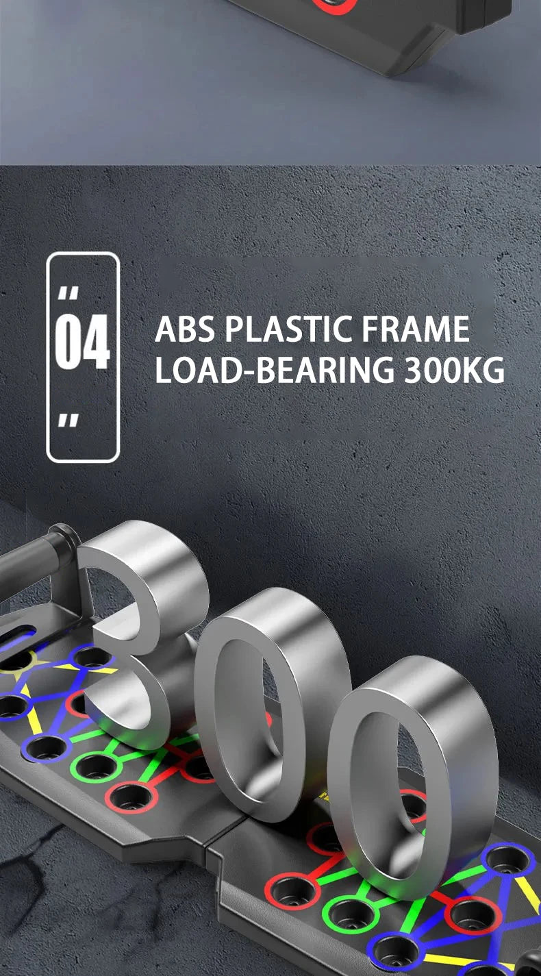 Push-Up Board Set Foldablewith Handles. Portable Full-Body Workout