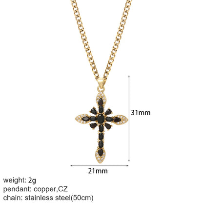 Gold Cross Pendant Necklace Selections