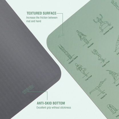 Yoga Mat Non-Slip for Fitness & Pilates - Eco-Friendly
