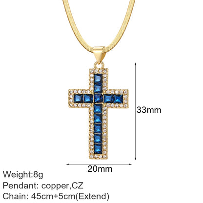 Gold Cross Pendant Necklace Selections