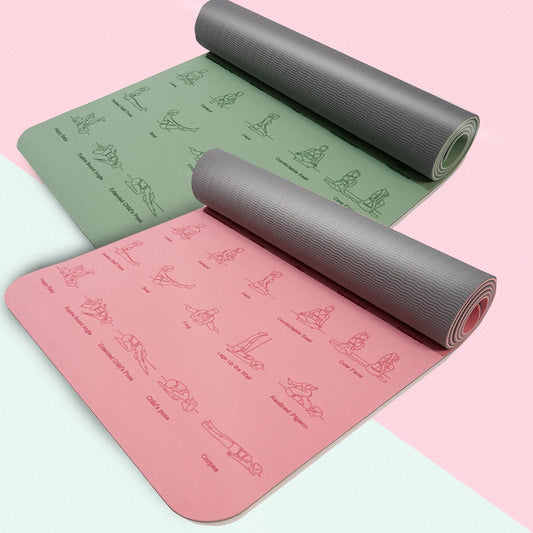 Yoga Mat Non-Slip for Fitness & Pilates - Eco-Friendly
