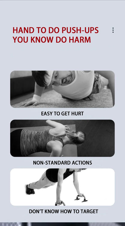 Push-Up Board Set Foldablewith Handles. Portable Full-Body Workout