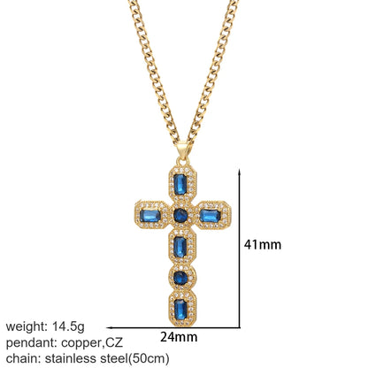 Gold Cross Pendant Necklace Selections